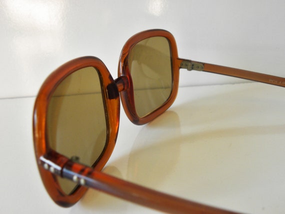 Polaroid Brown Transparent 70's vintage Sunglasses