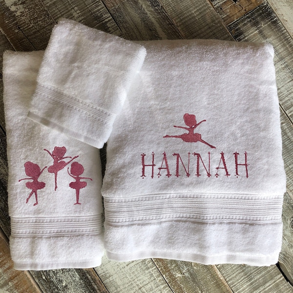 Girl Bath Towel Etsy