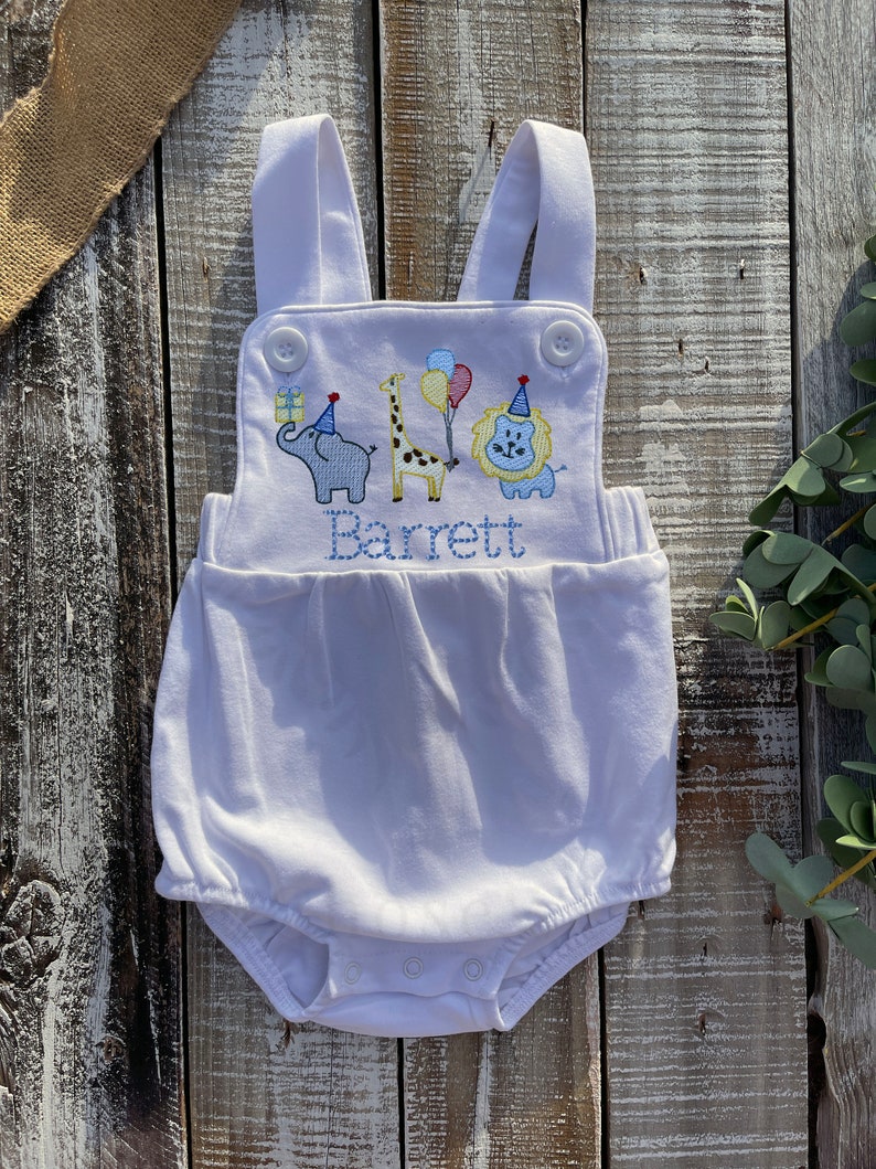 Personalized Boy Birthday Bubble Outfit Custom Birthday Etsy