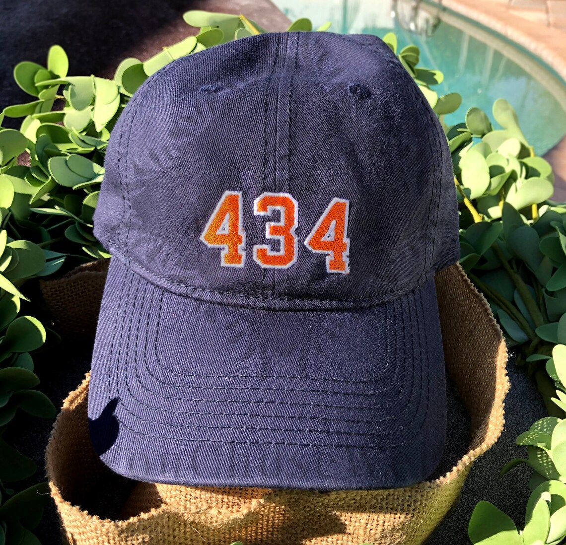 Area Code Monogrammed Baseball Hat Custom Area Code Baseball Etsy