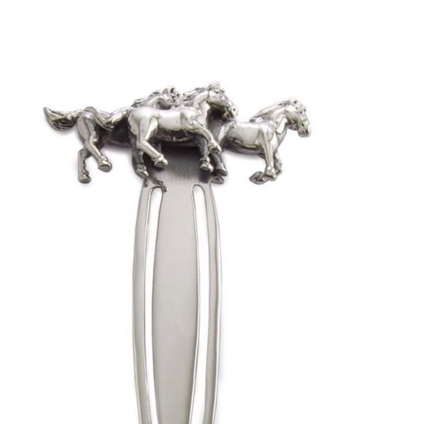 925 Solid Sterling Silver Horse BOOKMARK