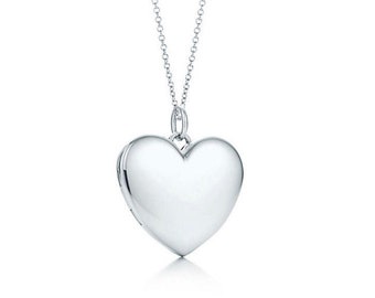 Silver Heart Locket Etsy Silver Heart Locket Etsy