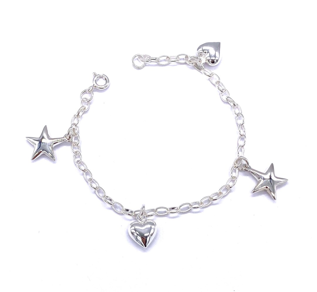 アクセサリー vintage silver925 star charm bracelet il_1080xN.4359884956_s0kr.jpg
