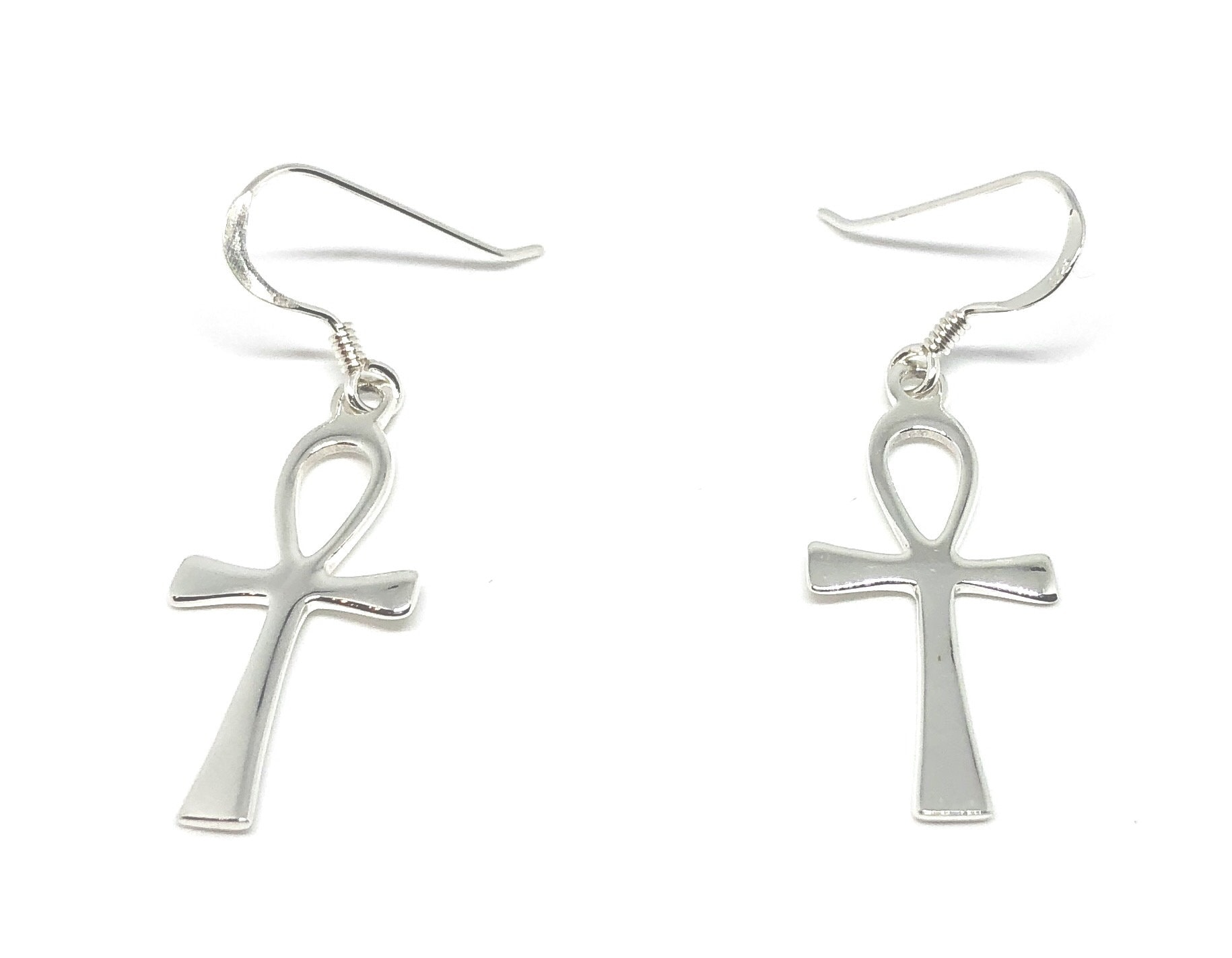 Egyptian outlet cross earrings