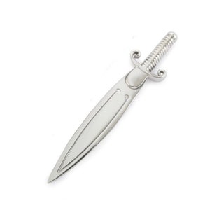 UNICRAFTALE 16pcs Dagger Bookmark Charms 304 Stainless Steel Sword Pendants Hypoallergenic Punk Earring Sword Charms 45mm Metal