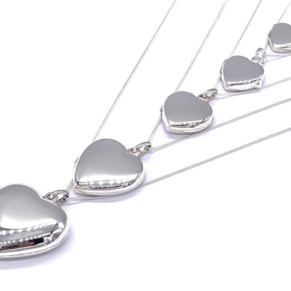 Heart Push Button Locket Necklace main image 1