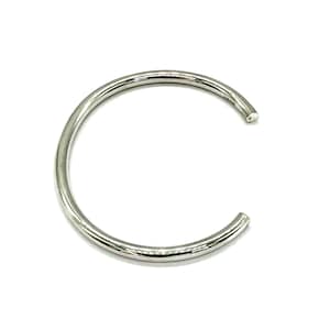 925 Sterling Silver Solid Torque Cuff Bangle Bracelet 4 mm Thick