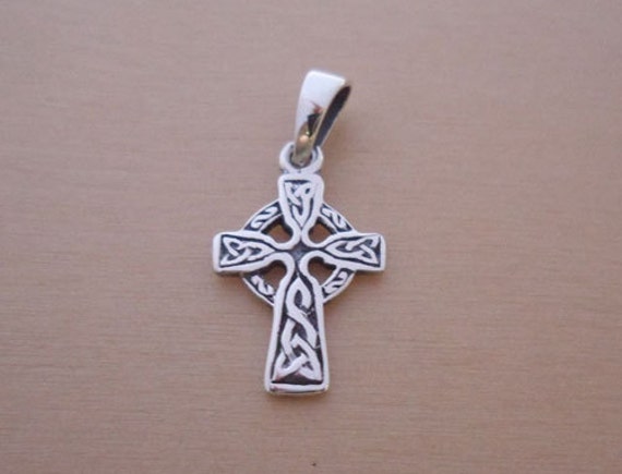 Infinity Celtic Cross .925 Sterling Silver Pendant