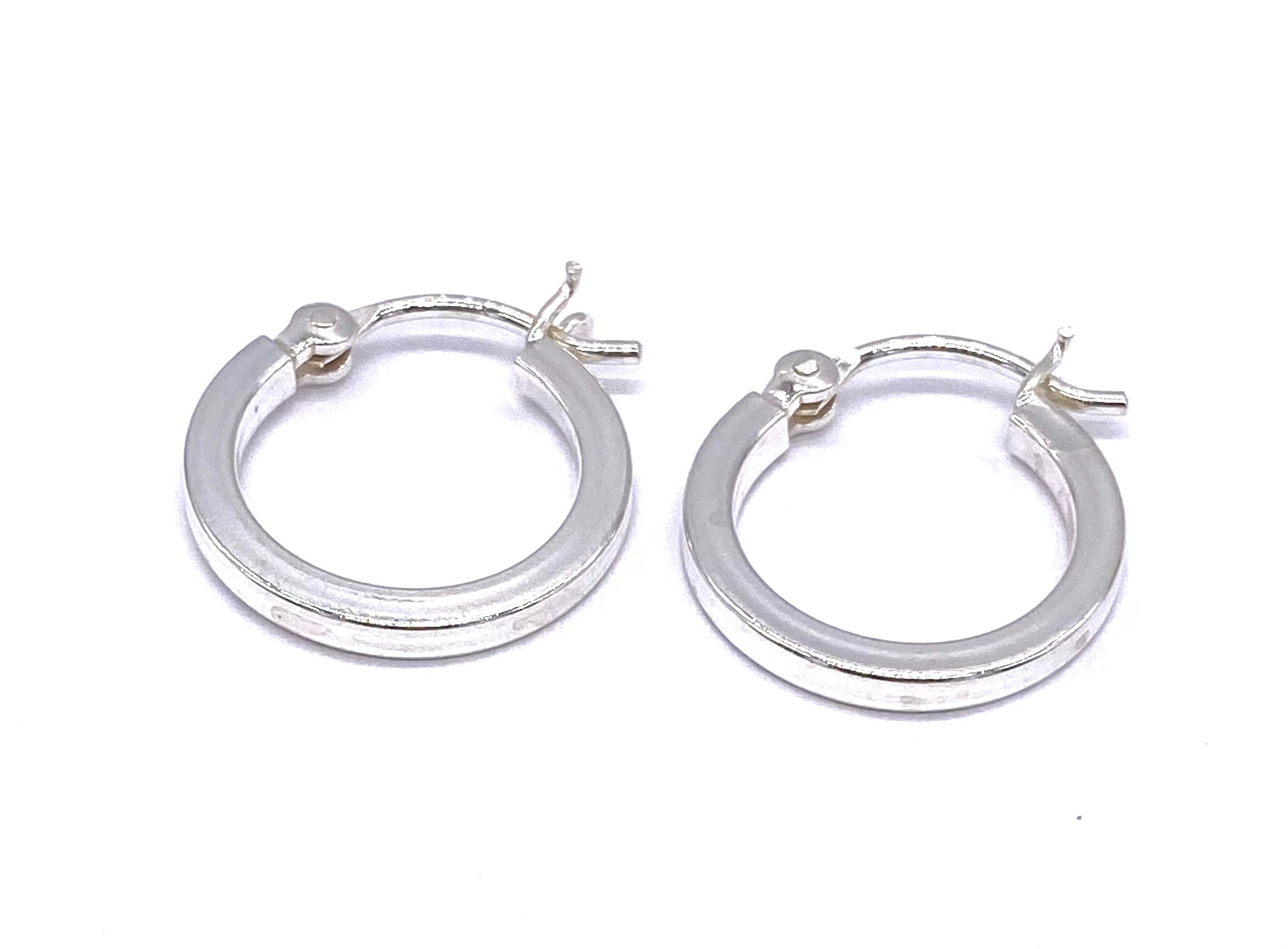 【TATIANA】(Silver925) Square Crystal Hoop Earrings ピアス TATIANA】SQUARE CRYSTAL HOOP EARRING☆ピアス☆送料無料