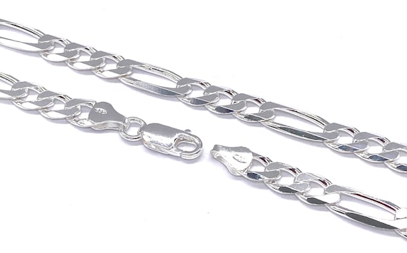 925 Sterling Silver FIGARO Chain Necklace 16 / 41cm, 18 / 46cm, 20 / 51cm and 22/ 56cm Long - Etsy 925 Sterling Silver FIGARO Chain Necklace 16 / 41cm, 18 / 46cm, 20 / 51cm and 22/ 56cm Long - Etsy