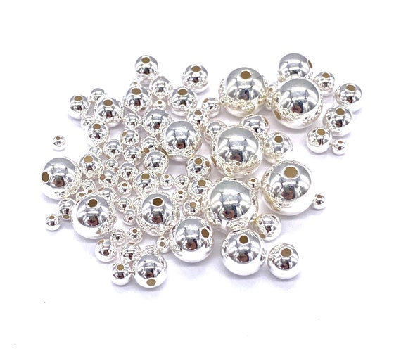 Sterling Silver Beads for Jewelry Making 0 Number Zero