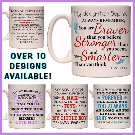 to my daughter mug from dad