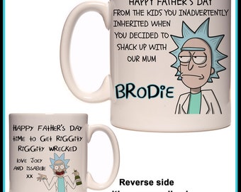 Rick And Morty Wrecked Son Novelty Character Coffee Mug Drinks Tea Cup Boxed 