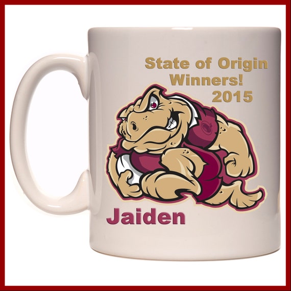 Personalised State Of Origin Qld 2015 Winners Mug Ceramic Etsy