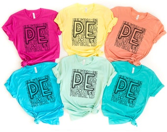 PE Typography Shirt || Educator Shirt || Physical Education