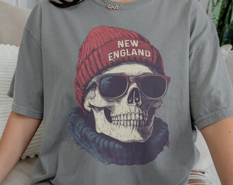 New England Mascot || Unisex Printed Shirt || Comfort Color