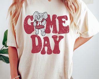 Vintage Alabama Game Day Shirt | Game Day Roll Tide Shirt | Unisex | Crimson Tide | Comfort Colors Shirt