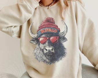 Buffalo || Unisex Printed Crew Sweatshirt || New York