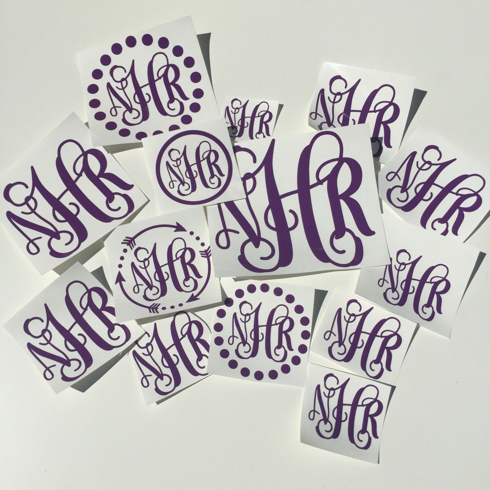 12 Decals A Full Sheet Set Etsy