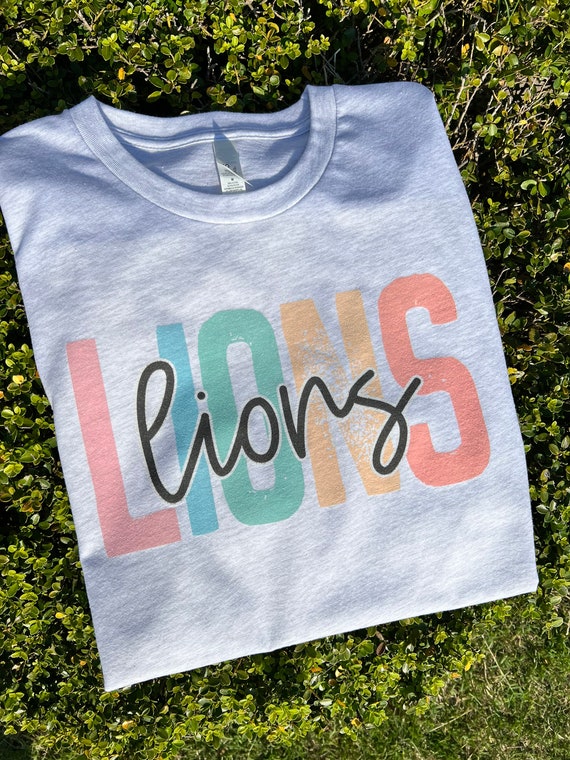 Lions Shirt Lions School Shirt | Etsy