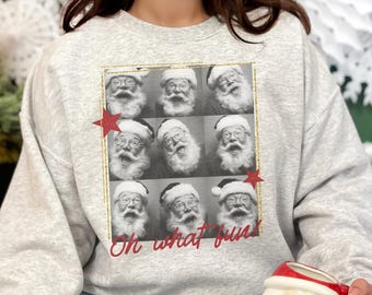 Candid Christmas Photoshoot | Retro Polaroid Style | Unisex Gildan Crewneck