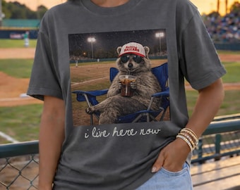 I Live Here Now Tee | Mom Ball Field Shirt | Sports Tee