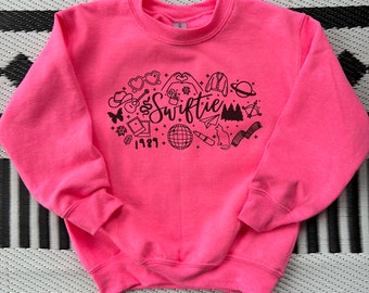 Swiftie Safety Pink Sweatshirt