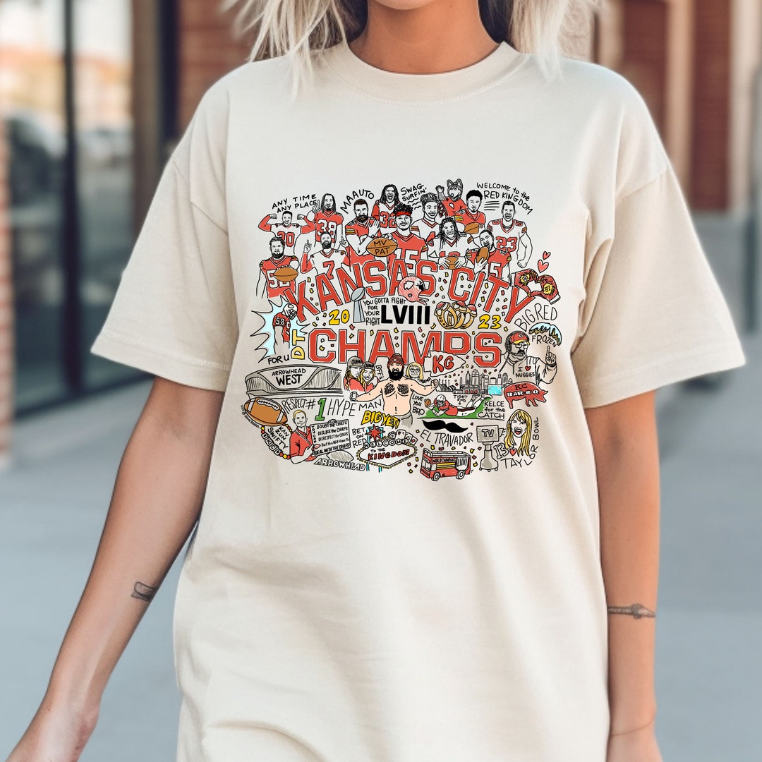 Kansas City Champs || LVIII || Unisex Printed Comfort Color