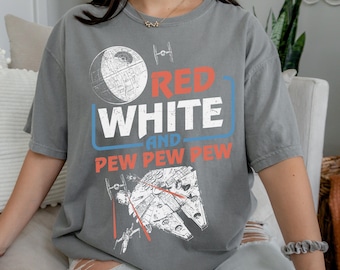 Red, White and Pew Pew | Fourth of July | Independence Day | Unisex tee