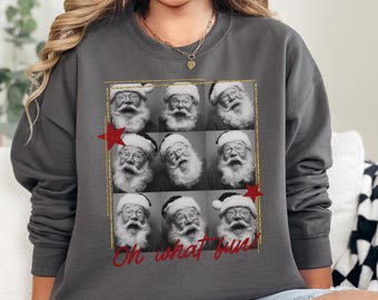 Candid Christmas Photoshoot | Retro Polaroid Style | Unisex Gildan Crewneck