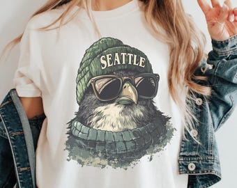 Seattle Mascot || Unisex Printed Shirt || Comfort Color