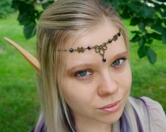 Médiéval Renaissance celtique elfique diadème Hobbit couronne bandeau diadème coiffe