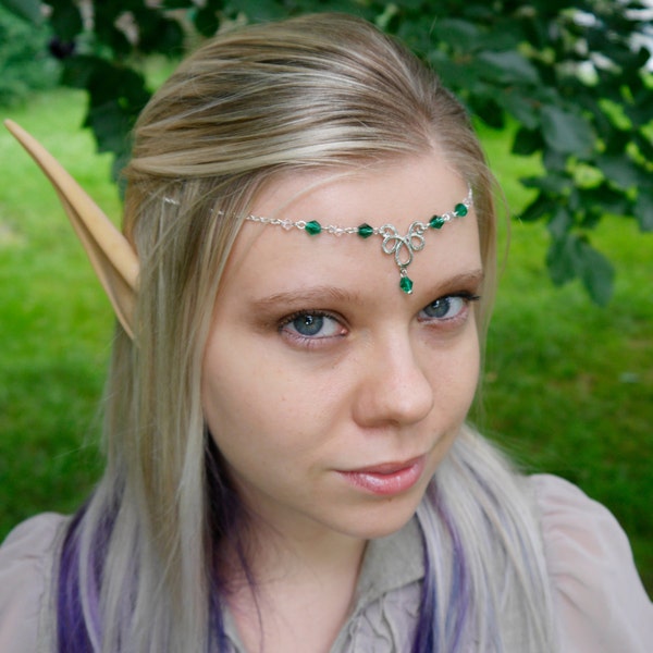 Mittelalterliche Renaissance keltischen Elfen Tiara Hobbit Krone Haarreif Diadem Kopfschmuck