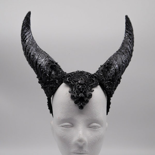 glamour maleficent Headdress ~ Gothic headpiece ~ Kopfschmuck