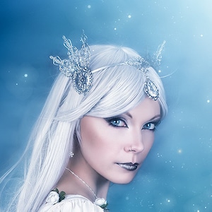Elv Crown Fantasy Elf Elb Tiara Goth Gothic - Etsy