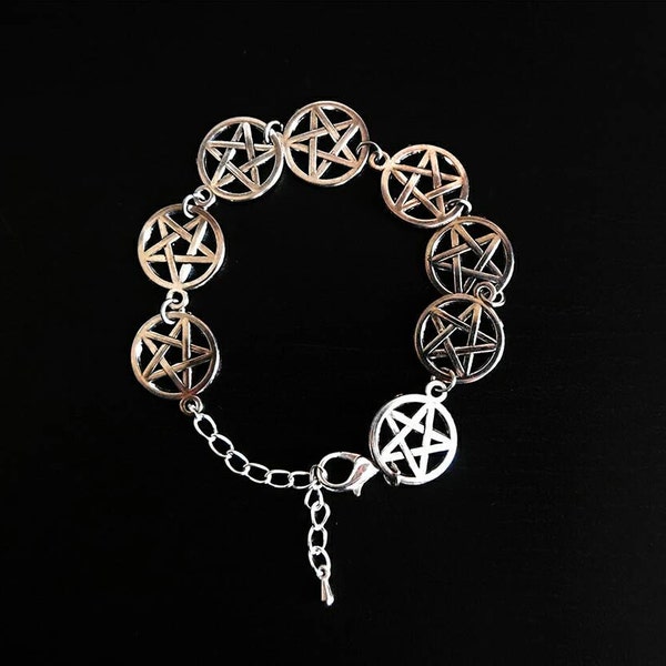 Pentagramm Armband goth gothic