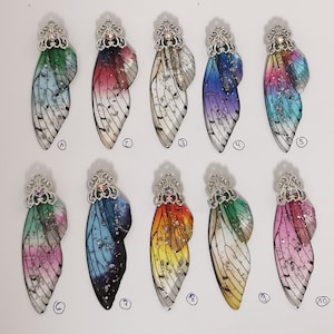 mystical butterfly wing necklace ~ fairy ~ pendant ~ necklace ~ butterfly wings ~ fairy wing ~ dragonfly