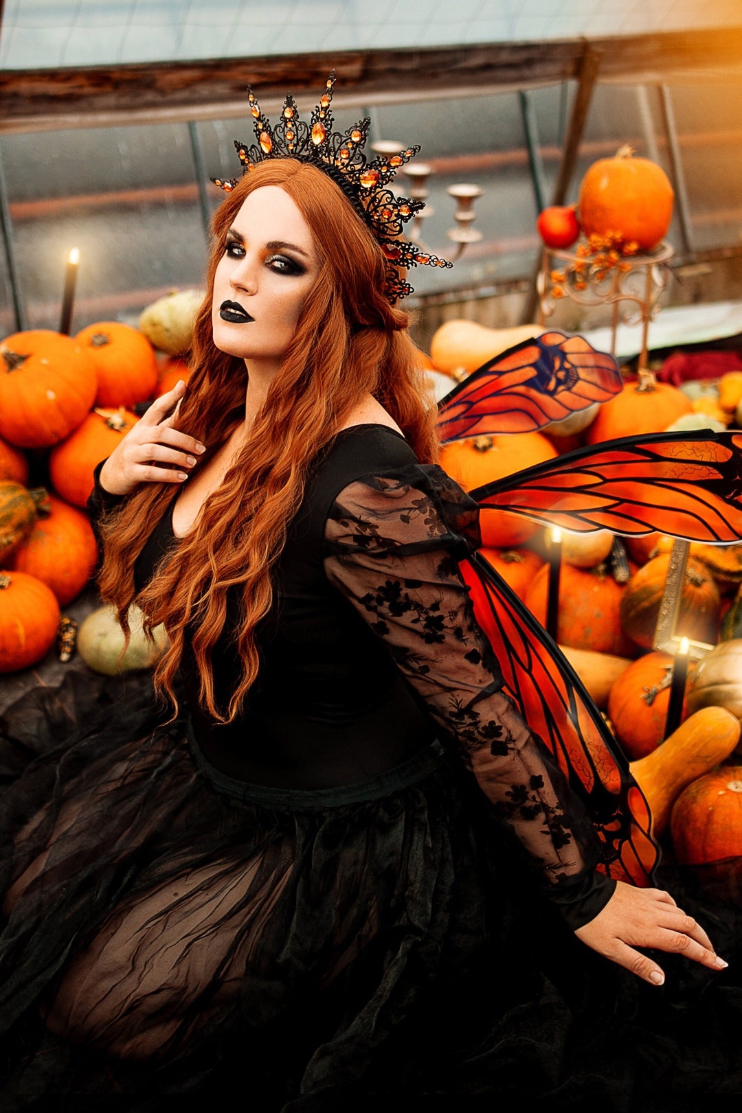 Gothic Royal Vampire Metal Crown