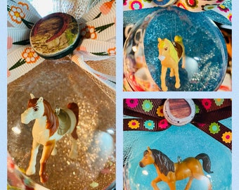Adornos de globo con forma de caballo, 3 para elegir (disponibles con etiqueta personalizada)
