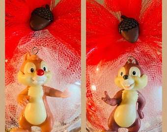 Conjunto de adornos de amigos ardilla