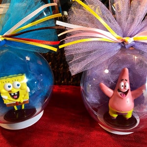 Sponge and Starfish Globe Ornaments (Your Choice)  (Available with personalized tag)