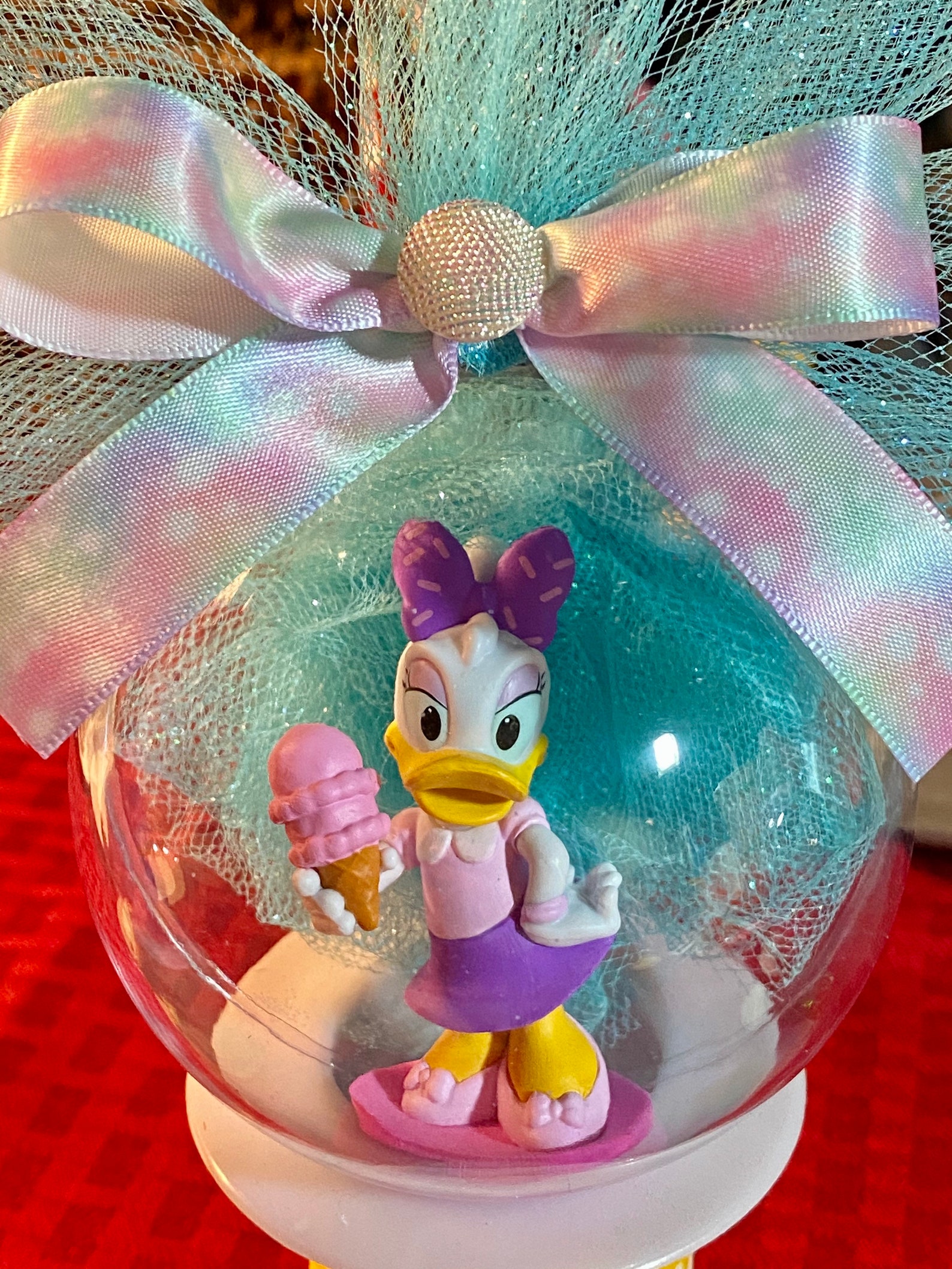Daisy Duck Globe Ornament 3options Daisy w/ice cream Daisy Etsy