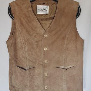 Trachtenväst Vintage Country Oktoberfest Tyrol Läder Herr Us 40 Eu 50