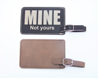 Faux Leather Luggage Tags - YourBagTag