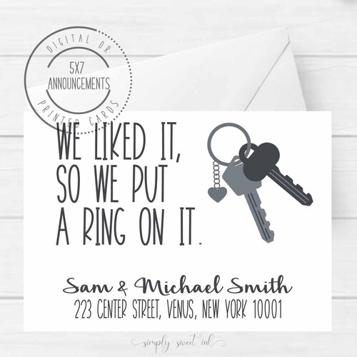 We've Moved Cards / Change of Address Cards / Moving Etsy