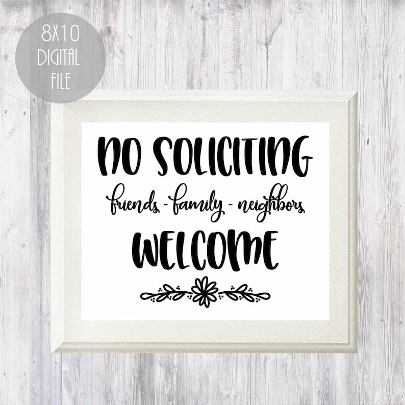 Printable no soliciting signal, buddies household neighbors welcome signal, electronic no soliciting indication, well mannered no solicitation signal, do-it-yourself doorway indication graphic regarding No Soliciting Printable identify Printable no soliciting indication, good friends family members neighbors welcome indicator, electronic no soliciting indicator, well mannered no solicitation indicator, do it yourself doorway indication