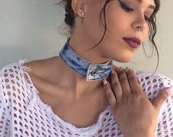 Jahsmine's Denim Choker