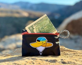 Ultralight Zippered Wallet with Patch