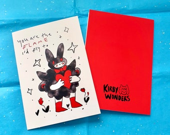 Mothman A6 Card // Anniversary // Valentines Day // Someone Special // Birthday