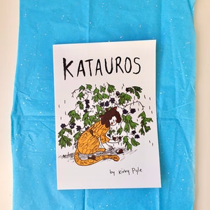 KATAUROS // A5 Zine // Folklore Supernatural Cryptid Fantasy Cats